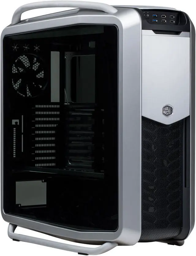 Alt view image 2 of 20 - Cooler Master COSMOS II 25th Anniversary Edition XL-ATX Full-Tower with Dual Curved Tempered Glass Side Panels
