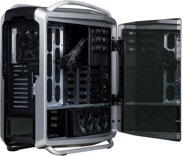Alt view image 9 of 20 - Cooler Master COSMOS II 25th Anniversary Edition XL-ATX Full-Tower with Dual Curved Tempered Glass Side Panels