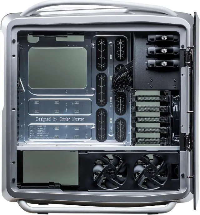 Alt view image 4 of 20 - Cooler Master COSMOS II 25th Anniversary Edition XL-ATX Full-Tower with Dual Curved Tempered Glass Side Panels