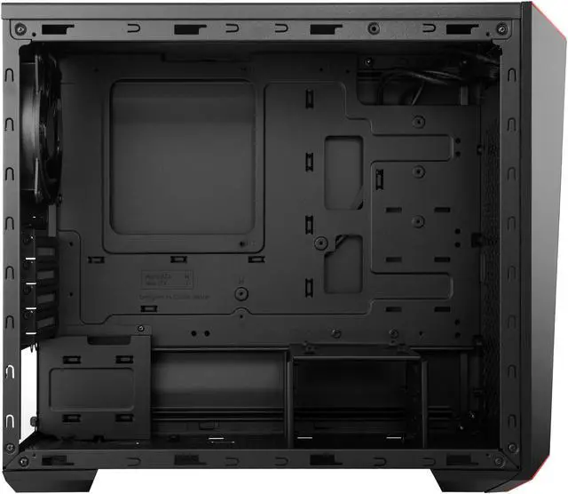 Alt view image 8 of 17 - Cooler Master MasterBox Lite 3.1 Micro-ATX Tower with Front Dark Mirror Panel, 3 Customize Color Trims & Transparent Acrylic Side Panel