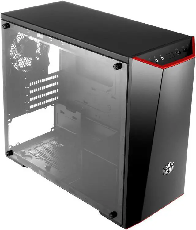 Alt view image 13 of 17 - Cooler Master MasterBox Lite 3.1 Micro-ATX Tower with Front Dark Mirror Panel, 3 Customize Color Trims & Transparent Acrylic Side Panel