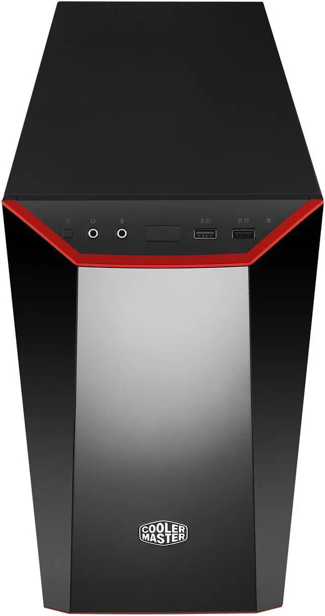 Alt view image 6 of 16 - Cooler Master MasterBox Lite 3.1 TG mATX Case with Dark Mirror Front Panel, Tempered Glass Side Panel Customizable Trim Colors