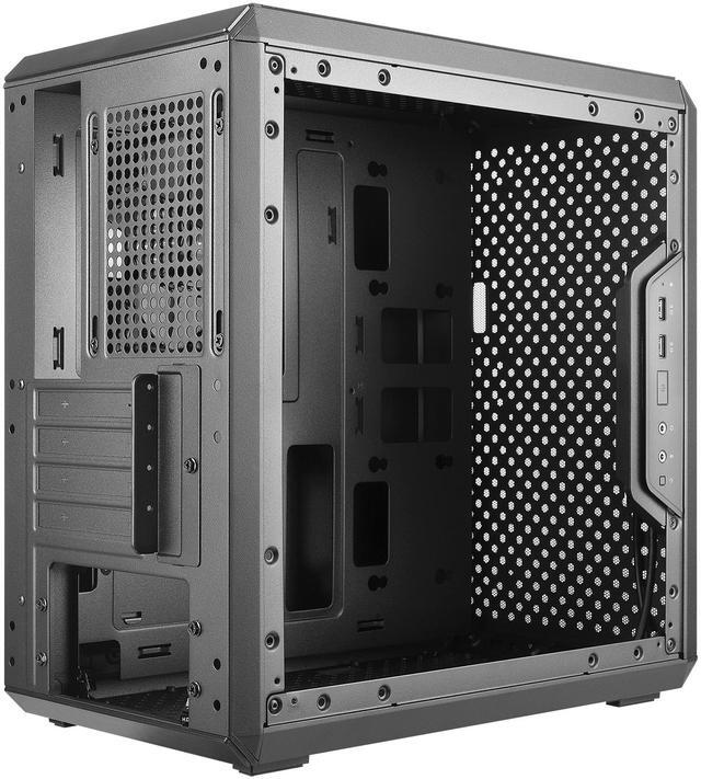 Alt view image 14 of 19 - Cooler Master MasterBox Q300L Micro ATX Tower w/ Magnetic Design Dust Filter, Transparent Acrylic Side Panel, Adjustable I/O & Fully Ventilated for Airflow, MCB-Q300L-KANN-S00