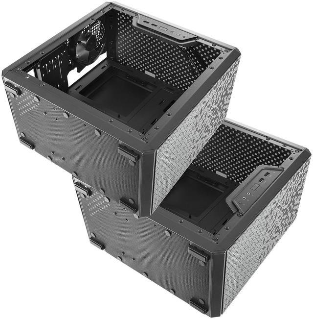 Alt view image 18 of 19 - Cooler Master MasterBox Q300L Micro ATX Tower w/ Magnetic Design Dust Filter, Transparent Acrylic Side Panel, Adjustable I/O & Fully Ventilated for Airflow, MCB-Q300L-KANN-S00