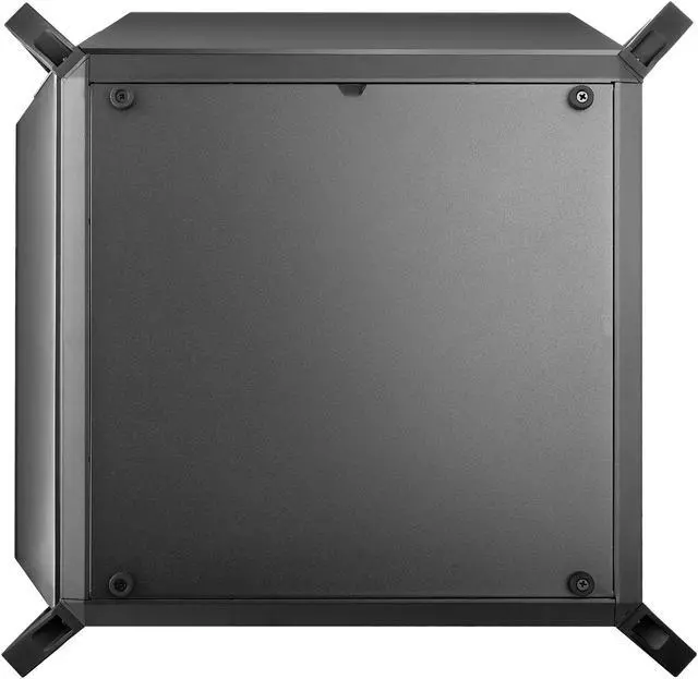 Alt view image 5 of 19 - Cooler Master MasterBox Q300P Micro ATX Tower w/ Front & Top Dark Mirror Panel, Transparent Acrylic Side Panel, Adjustable I/O  & 2x 120mm RGB Fans w/RGB Controller