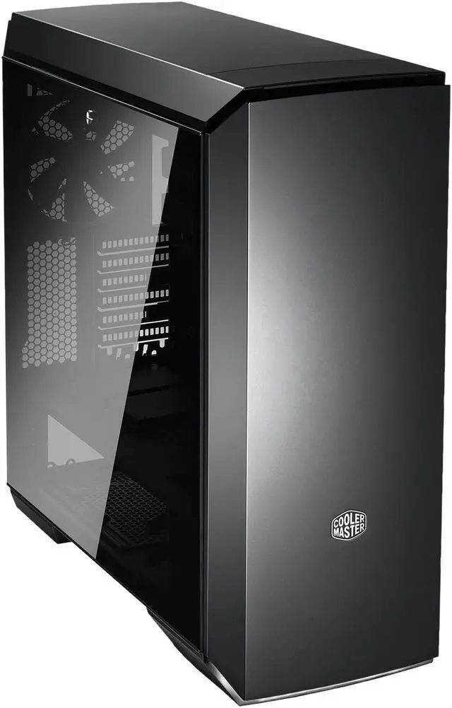 Alt view image 2 of 13 - Cooler Master  MasterCase MC600P ATX-Mid Tower w/FreeForm Modular, Minimal Design, Tempered Glass Side Panel, Front RGB LED Strip, Discreet Air Vents & Cable Management Cover