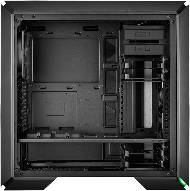 Alt view image 7 of 13 - Cooler Master  MasterCase MC600P ATX-Mid Tower w/FreeForm Modular, Minimal Design, Tempered Glass Side Panel, Front RGB LED Strip, Discreet Air Vents & Cable Management Cover