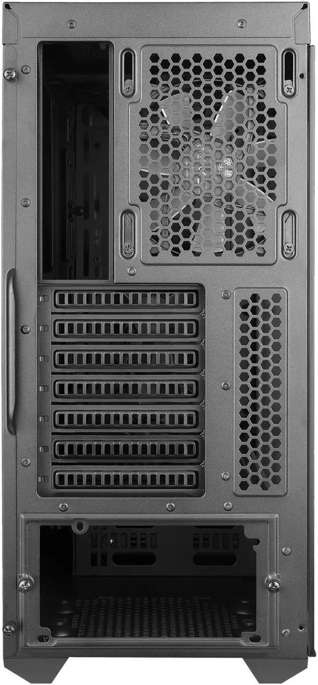 Alt view image 11 of 11 - Cooler Master MasterBox MB500 ATX Mid-Tower w/ Front Semi-Meshed Ventilation, Tempered Glass Side Panel & 3 x 120mm RGB Fans