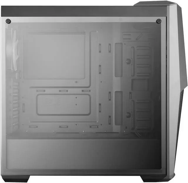 Alt view image 7 of 11 - Cooler Master MasterBox MB500 ATX Mid-Tower w/ Front Semi-Meshed Ventilation, Tempered Glass Side Panel & 3 x 120mm RGB Fans