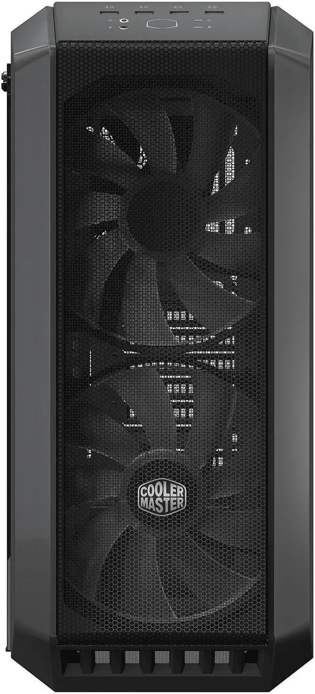Alt view image 5 of 18 - Cooler Master MasterCase H500 ARGB Airflow ATX Mid-Tower with Mesh and Transparent Front Panel Option, Dual 200mm ARGB Lighting Fans, and Tempered Glass