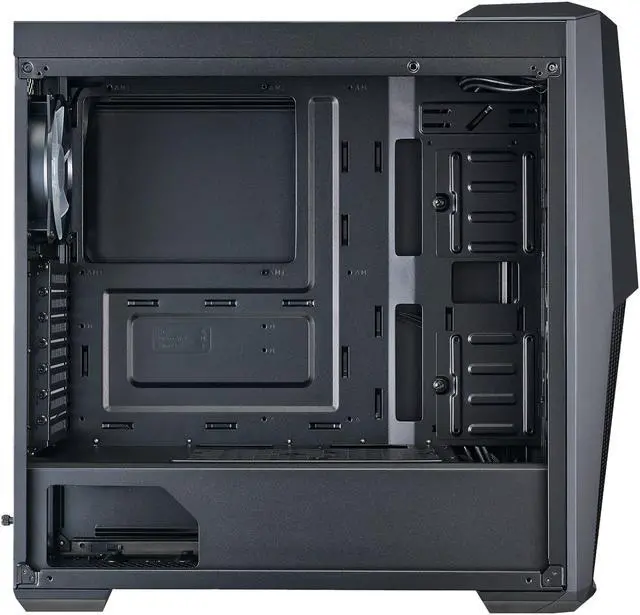 Alt view image 7 of 10 - Cooler Master MasterBox MB500 TUF Gaming Alliance Edition ATX Mid-Tower w/ TUF Aesthetic Design, Semi-Meshed Front Ventilation, Tempered Glass Side Panel & 3 x 120mm RGB Fans