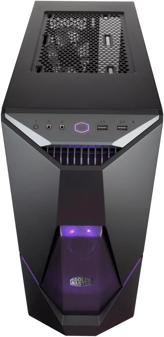 Alt view image 6 of 11 - Cooler Master MasterBox K500 ARGB ATX Mid Tower w/ Front Semi-Meshed Ventilation, Tempered Glass Side Panel, ARGB Lighting System & 2 x 120mm ARGB Fans