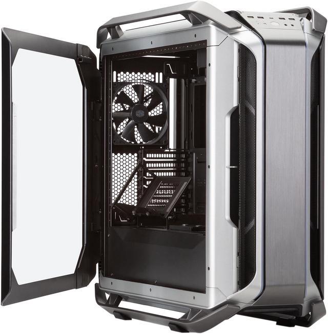 Alt view image 13 of 16 - Cooler Master COSMOS C700M with ARGB Lighting, Aluminum Panels, a Riser Cable, and Curved Tempered Glass