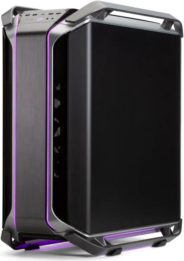 Alt view image 6 of 16 - Cooler Master COSMOS C700M with ARGB Lighting, Aluminum Panels, a Riser Cable, and Curved Tempered Glass