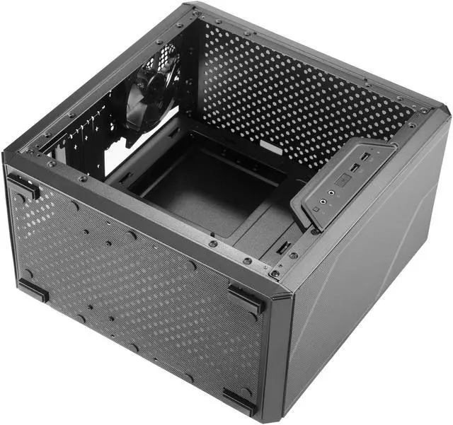 Alt view image 10 of 14 - Cooler Master MasterBox Q300L TUF Gaming Alliance Edition Micro ATX Tower w/ TUF Aesthetic Design, Transparent Acrylic Side Panel, Adjustable I/O & Fully Ventilated for Airflow