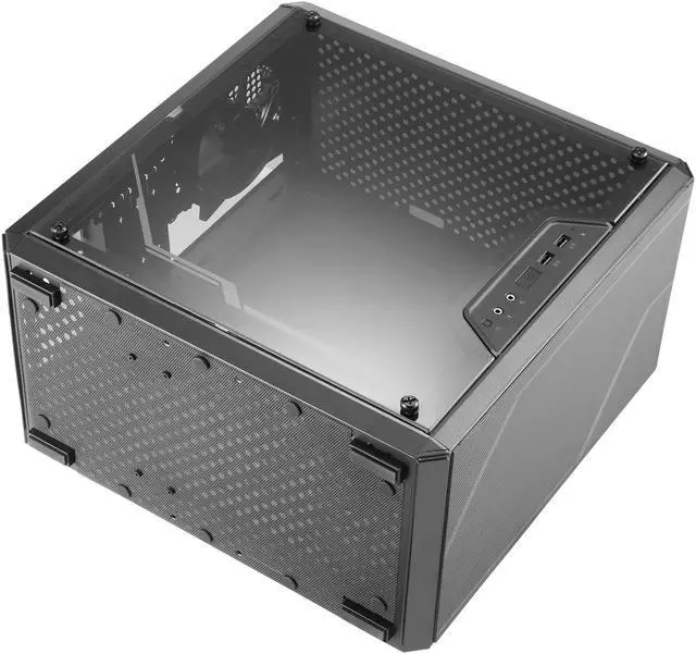 Alt view image 11 of 14 - Cooler Master MasterBox Q300L TUF Gaming Alliance Edition Micro ATX Tower w/ TUF Aesthetic Design, Transparent Acrylic Side Panel, Adjustable I/O & Fully Ventilated for Airflow