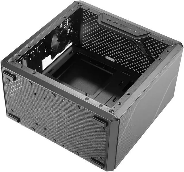 Alt view image 13 of 14 - Cooler Master MasterBox Q300L TUF Gaming Alliance Edition Micro ATX Tower w/ TUF Aesthetic Design, Transparent Acrylic Side Panel, Adjustable I/O & Fully Ventilated for Airflow