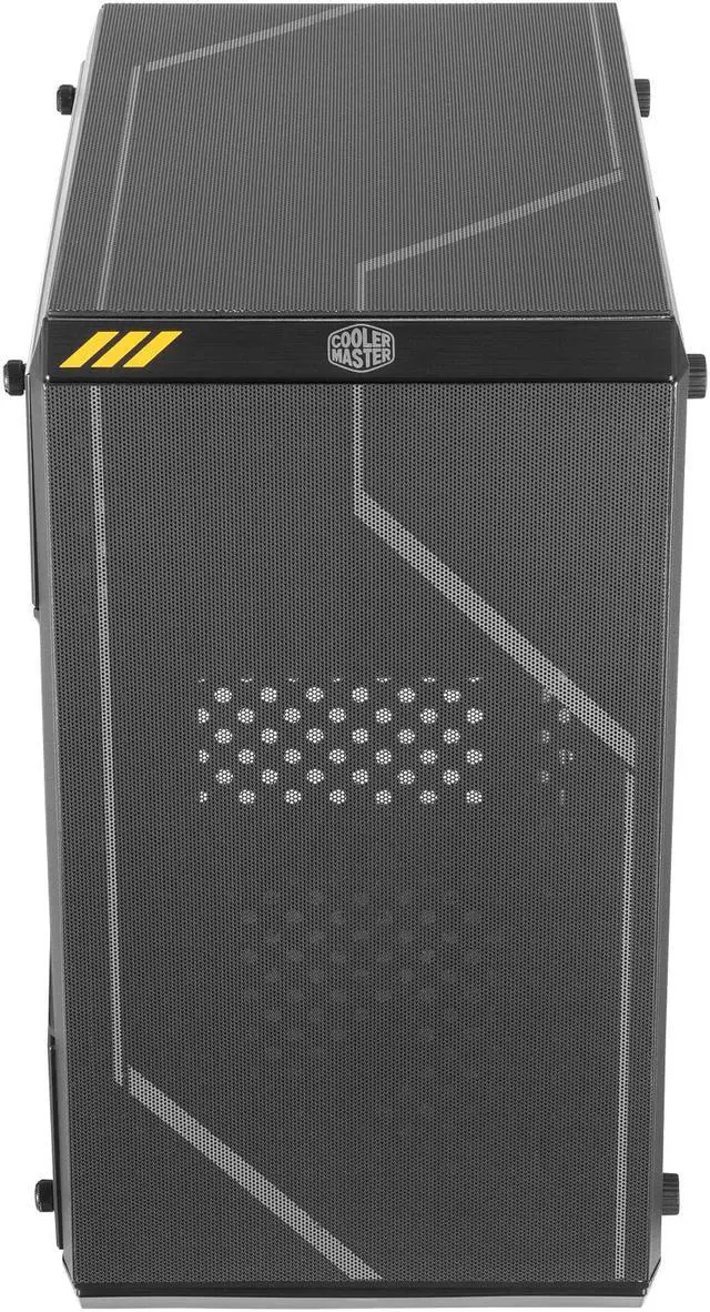 Alt view image 4 of 14 - Cooler Master MasterBox Q300L TUF Gaming Alliance Edition Micro ATX Tower w/ TUF Aesthetic Design, Transparent Acrylic Side Panel, Adjustable I/O & Fully Ventilated for Airflow