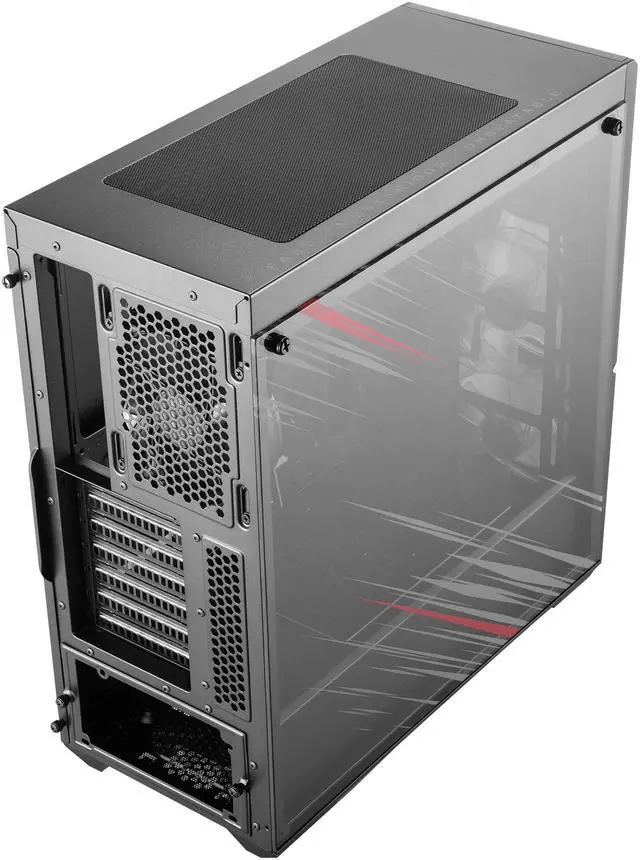 Alt view image 13 of 14 - Cooler Master MasterBox K500 Phantom Gaming Edition ATX Mid Tower w/ Phantom Aesthetic Design, Front Semi-Meshed Ventilation, Tempered Glass Side Panel, Front RGB Strips & 2 x 120mm RGB Fans