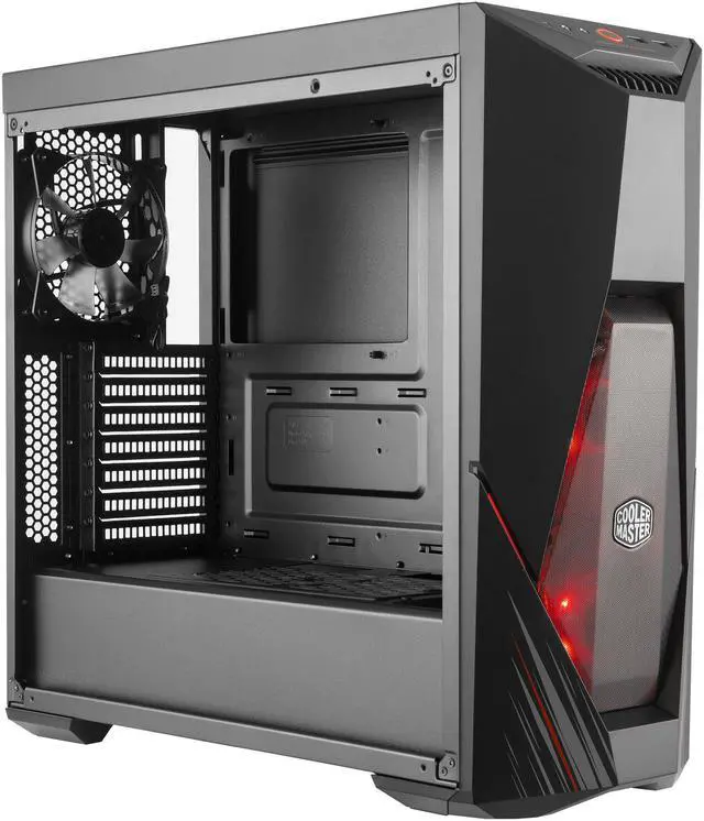 Alt view image 7 of 14 - Cooler Master MasterBox K500 Phantom Gaming Edition ATX Mid Tower w/ Phantom Aesthetic Design, Front Semi-Meshed Ventilation, Tempered Glass Side Panel, Front RGB Strips & 2 x 120mm RGB Fans