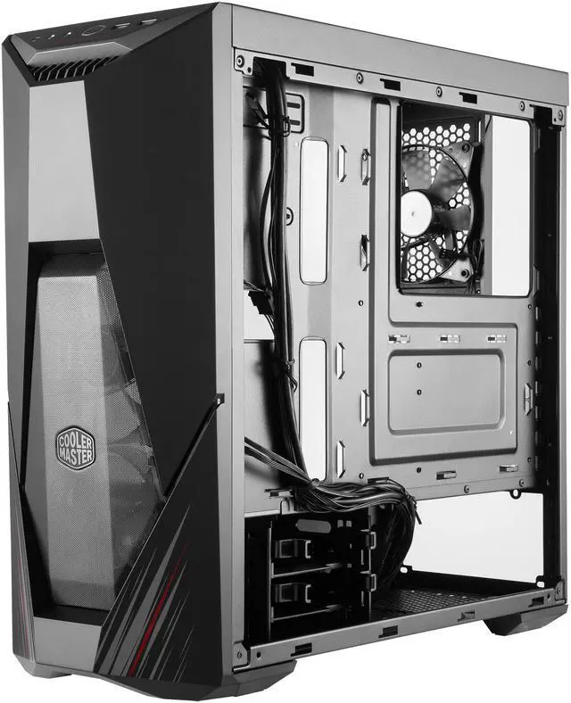 Alt view image 6 of 14 - Cooler Master MasterBox K500 Phantom Gaming Edition ATX Mid Tower w/ Phantom Aesthetic Design, Front Semi-Meshed Ventilation, Tempered Glass Side Panel, Front RGB Strips & 2 x 120mm RGB Fans