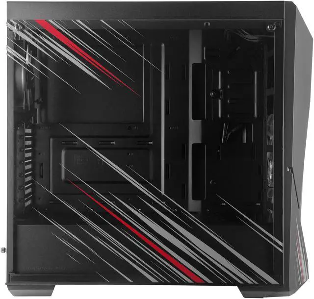 Alt view image 10 of 14 - Cooler Master MasterBox K500 Phantom Gaming Edition ATX Mid Tower w/ Phantom Aesthetic Design, Front Semi-Meshed Ventilation, Tempered Glass Side Panel, Front RGB Strips & 2 x 120mm RGB Fans