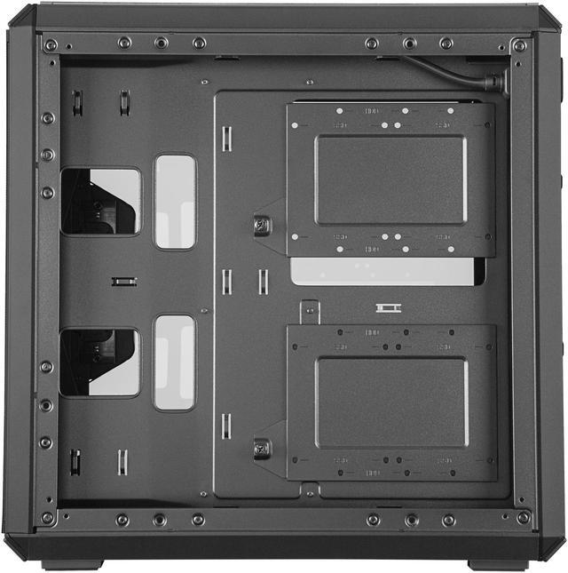 Alt view image 11 of 20 - Cooler Master MasterBox Q500L Mid Tower w/ ATX MB Support, Magnetic Dust Filter, Transparent Acrylic Side Panel, Adjustable I/O & Fully Ventilated for Airflow