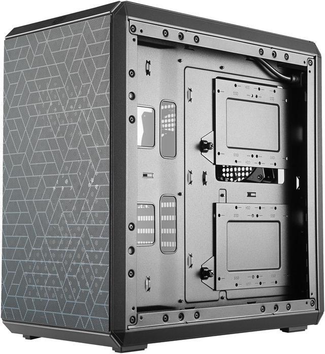 Alt view image 4 of 20 - Cooler Master MasterBox Q500L Mid Tower w/ ATX MB Support, Magnetic Dust Filter, Transparent Acrylic Side Panel, Adjustable I/O & Fully Ventilated for Airflow