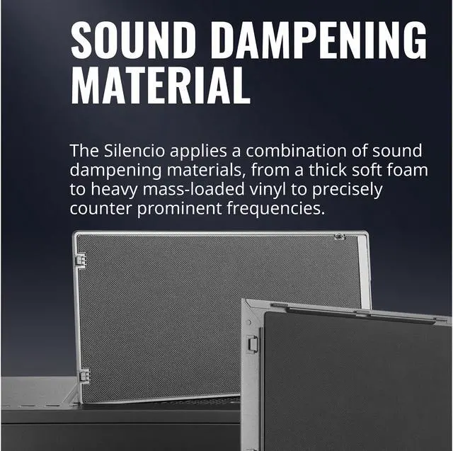 Alt view image 12 of 17 - Cooler Master Silencio S600 ATX Mid-Tower with Sound-Dampening Material, Tempered Glass Side Panel, Reversible Front Panel, SD Card Reader, and 2 x 120mm PWM Silencio FP Fans