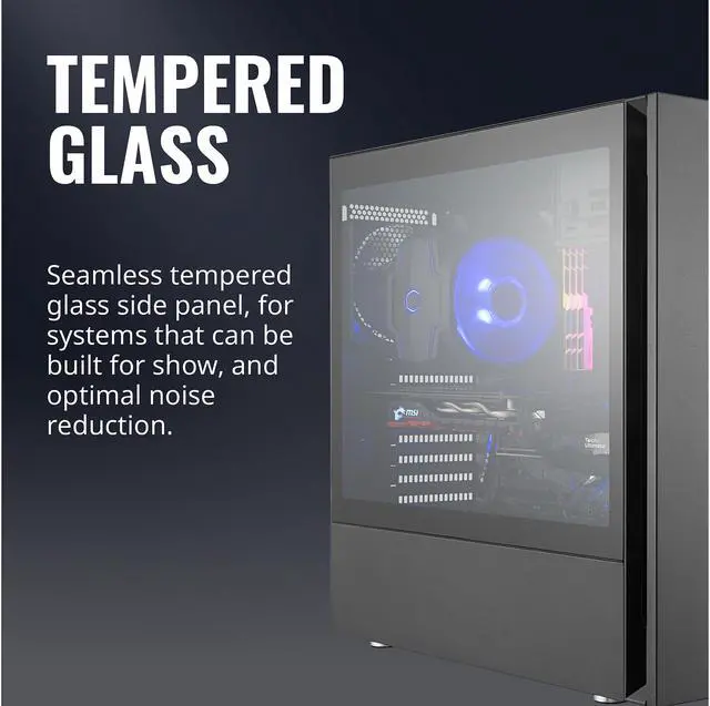 Alt view image 13 of 17 - Cooler Master Silencio S600 ATX Mid-Tower with Sound-Dampening Material, Tempered Glass Side Panel, Reversible Front Panel, SD Card Reader, and 2 x 120mm PWM Silencio FP Fans