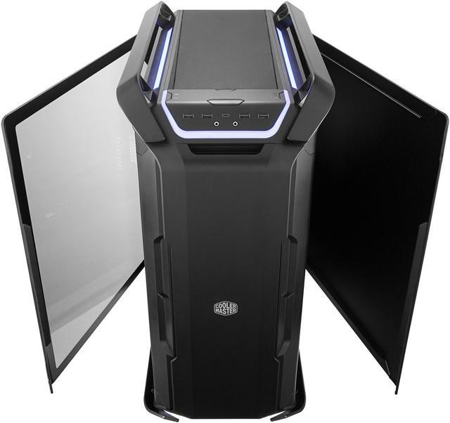 Alt view image 6 of 20 - Cooler Master Cosmos C700P Black Edition E-ATX Full-Tower with Curved Tempered Glass Side Panel, Flexible Interior layout, RGB Lighting control,  Type-C port and diverse liquid cooling layout
