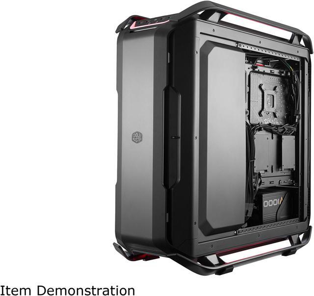 Alt view image 11 of 20 - Cooler Master Cosmos C700P Black Edition E-ATX Full-Tower with Curved Tempered Glass Side Panel, Flexible Interior layout, RGB Lighting control,  Type-C port and diverse liquid cooling layout