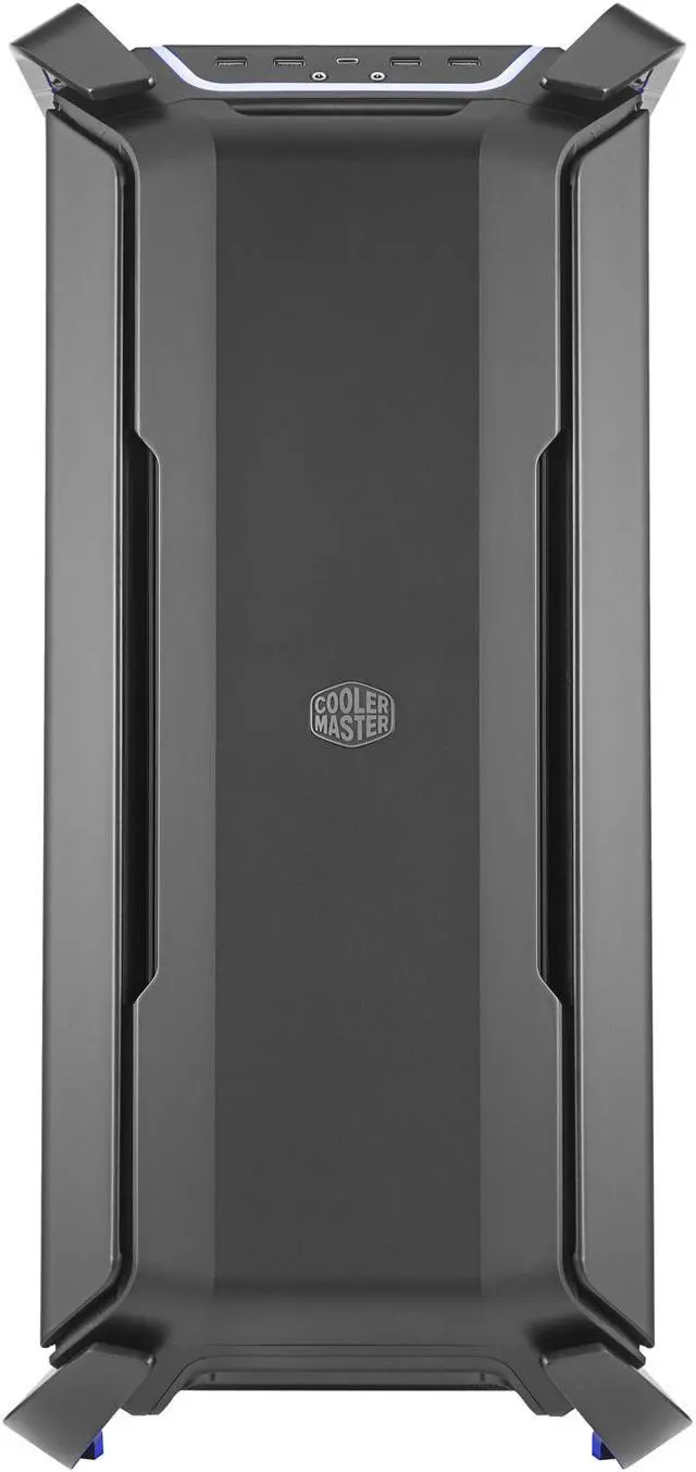 Alt view image 2 of 20 - Cooler Master Cosmos C700P Black Edition E-ATX Full-Tower with Curved Tempered Glass Side Panel, Flexible Interior layout, RGB Lighting control,  Type-C port and diverse liquid cooling layout