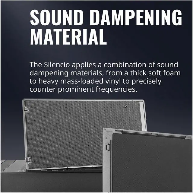 Alt view image 11 of 18 - Cooler Master Silencio S600 ATX Mid-Tower with Sound-Dampening Material, Sound-Dampened Solid Steel Side Panel, Reversible Front Panel, SD Card Reader, and 2 x 120mm PWM Silencio FP Fans