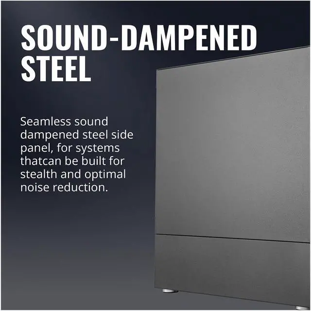 Alt view image 13 of 18 - Cooler Master Silencio S600 ATX Mid-Tower with Sound-Dampening Material, Sound-Dampened Solid Steel Side Panel, Reversible Front Panel, SD Card Reader, and 2 x 120mm PWM Silencio FP Fans