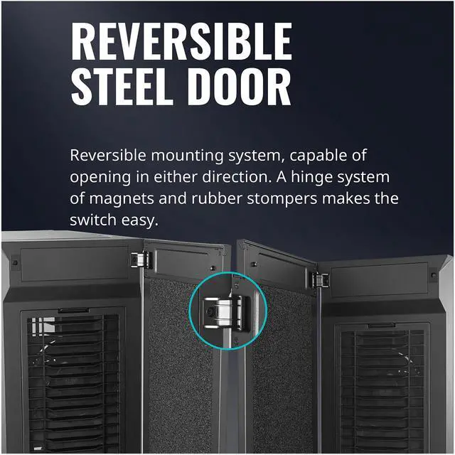 Alt view image 16 of 18 - Cooler Master Silencio S600 ATX Mid-Tower with Sound-Dampening Material, Sound-Dampened Solid Steel Side Panel, Reversible Front Panel, SD Card Reader, and 2 x 120mm PWM Silencio FP Fans