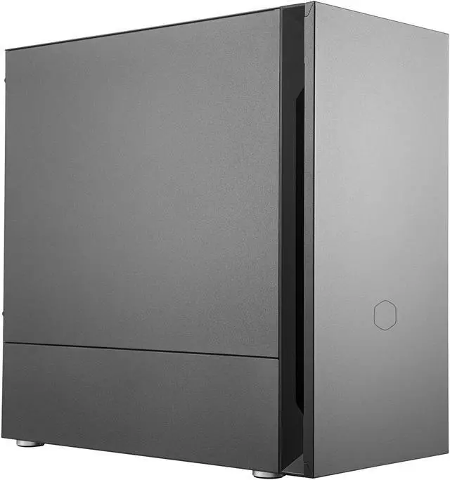 Alt view image 2 of 18 - Cooler Master Silencio S600 ATX Mid-Tower with Sound-Dampening Material, Sound-Dampened Solid Steel Side Panel, Reversible Front Panel, SD Card Reader, and 2 x 120mm PWM Silencio FP Fans