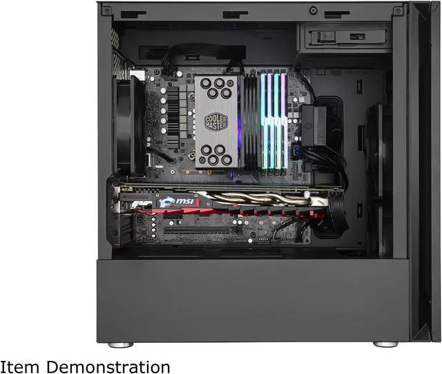 Alt view image 18 of 18 - Cooler Master Silencio S600 ATX Mid-Tower with Sound-Dampening Material, Sound-Dampened Solid Steel Side Panel, Reversible Front Panel, SD Card Reader, and 2 x 120mm PWM Silencio FP Fans