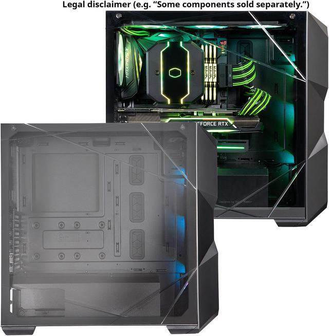 Alt view image 12 of 18 - Cooler Master MasterBox TD500 Mesh Airflow ATX Mid-Tower with Polygonal Mesh Front Panel, Crystalline Tempered Glass, E-ATX up to 10.5", Three 120mm ARGB Lighting Fans