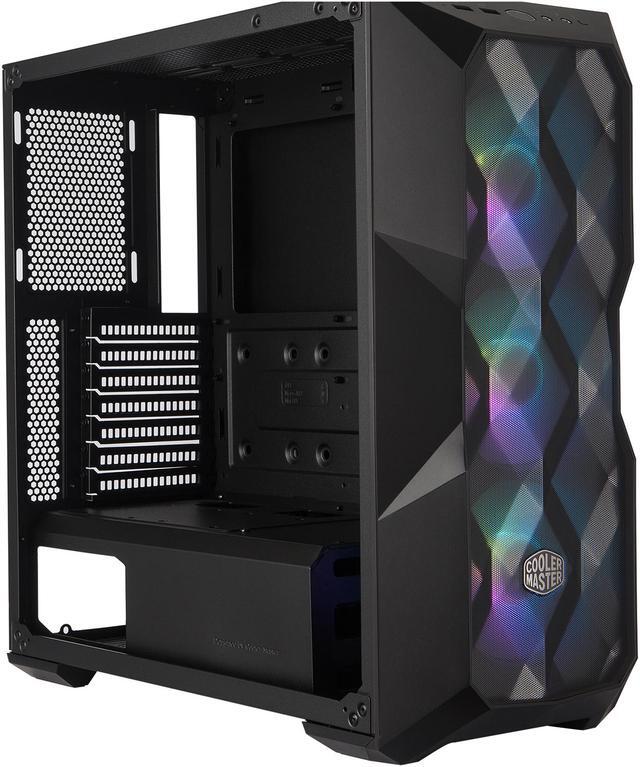 Alt view image 6 of 18 - Cooler Master MasterBox TD500 Mesh Airflow ATX Mid-Tower with Polygonal Mesh Front Panel, Crystalline Tempered Glass, E-ATX up to 10.5", Three 120mm ARGB Lighting Fans