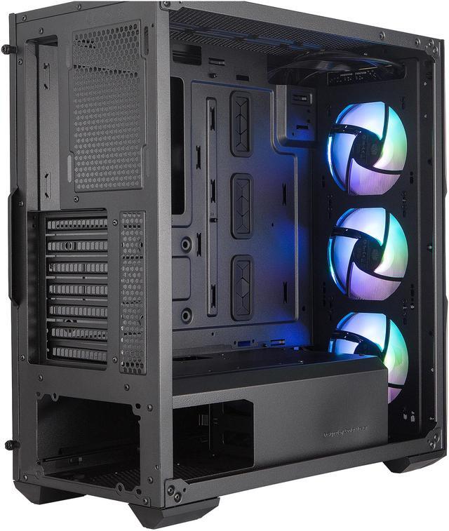 Alt view image 7 of 18 - Cooler Master MasterBox TD500 Mesh Airflow ATX Mid-Tower with Polygonal Mesh Front Panel, Crystalline Tempered Glass, E-ATX up to 10.5", Three 120mm ARGB Lighting Fans