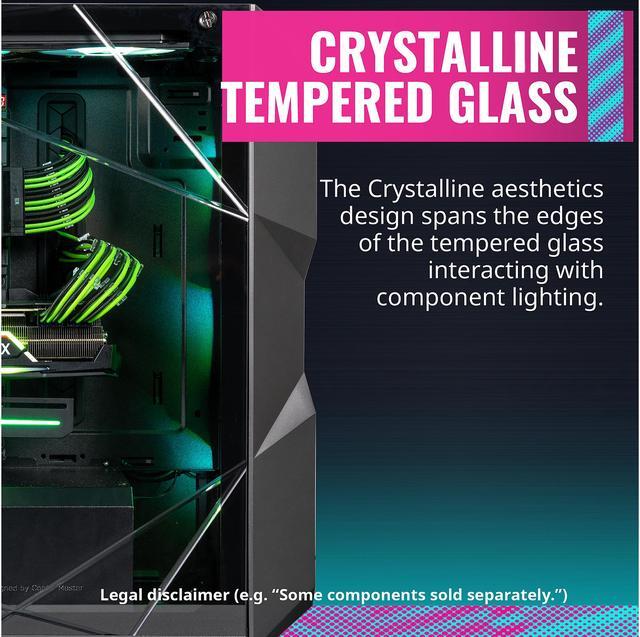 Alt view image 17 of 18 - Cooler Master MasterBox TD500 Mesh Airflow ATX Mid-Tower with Polygonal Mesh Front Panel, Crystalline Tempered Glass, E-ATX up to 10.5", Three 120mm ARGB Lighting Fans