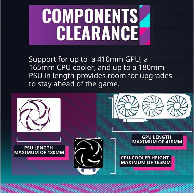 Alt view image 18 of 18 - Cooler Master MasterBox TD500 Mesh Airflow ATX Mid-Tower with Polygonal Mesh Front Panel, Crystalline Tempered Glass, E-ATX up to 10.5", Three 120mm ARGB Lighting Fans