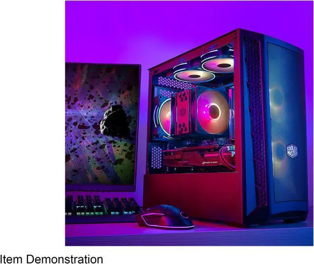 Alt view image 13 of 19 - Cooler Master MasterBox MB311L ARGB Airflow Micro-ATX Mini Tower with Fine Mesh Front Panel, Mesh Intake Vents, Tempered Glass Side Panel, ARGB Controller, Dual ARGB Lighting Fans - Black