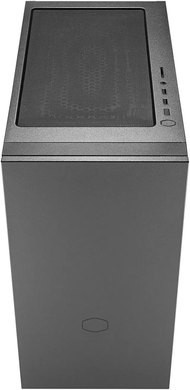Alt view image 4 of 19 - Cooler Master Silencio S400 Micro-ATX Tower with Sound-Dampening Material, Sound-Dampened Solid Steel Side Panel, Reversible Front Panel, SD Card Reader, and 2 x 120mm PWM Silencio FP Fans