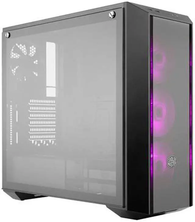 Alt view image 5 of 8 - Cooler Master MasterBox Pro 5 ARGB ATX Mid-Tower with Adaptable Layout E-ATX up to 10.5", DarkMirror Front Panel, Tempered Glass, Three 120mm ARGB Lighting Fans - Black