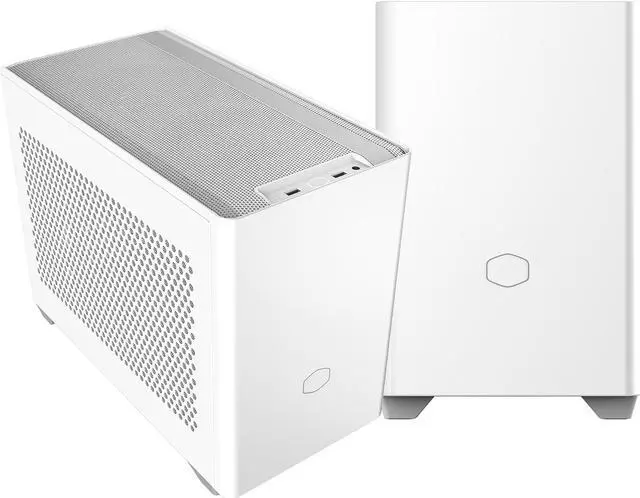Alt view image 4 of 20 - Cooler Master MasterBox NR200P White SFF Small Form Factor Mini-ITX Case with Tempered glass or Vented Panel Option, PCI Riser Cable, Triple-slot GPU, Tool-Free and 360 Degree Accessibility