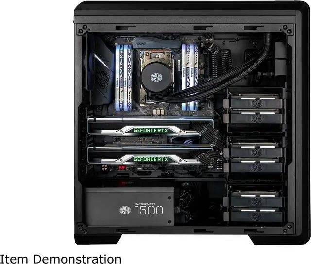 Alt view image 11 of 18 - Cooler Master MasterBox NR600P E-ATX Mid-Tower with Dual Hot Swap Bays, SSI-EEB Compatible, SD Card Reader, Fine Mesh Front Panel and Adaptive Storage Support