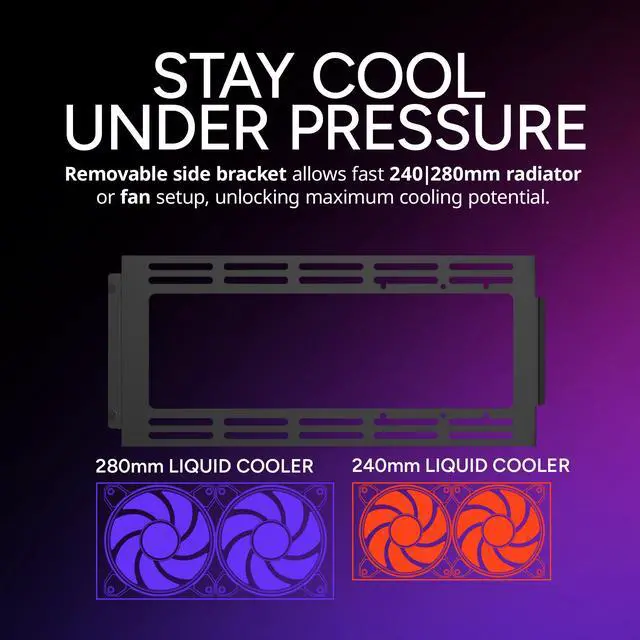 Alt view image 8 of 15 - Cooler Master NR200 SFF Small Form Factor Mini-ITX Case with Vented Panel, Triple-slot GPU, Tool-Free and 360 Degree Accessibility