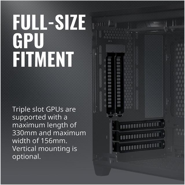 Alt view image 18 of 19 - Cooler Master NR200 SFF Small Form Factor Mini-ITX Case with Vented Panel, Triple-slot GPU, Tool-Free and 360 Degree Accessibility